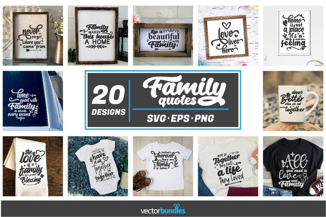 Family quote bundle svg SVG vectorbundles 