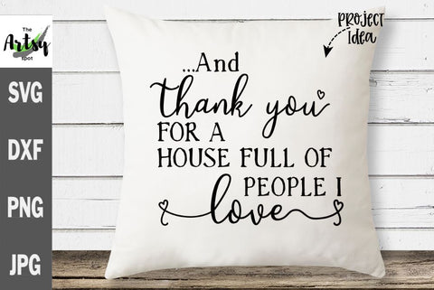 Family quote - family saying - home decor pillow design SVG The Artsy Spot 
