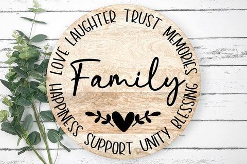 Family Quotes Sign SVG Bundle SVG B Renee Design 