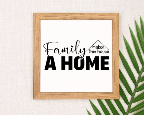 Family Quotes SVG Bundle - 25 Designs, Family Sayings SVG, Family Signs SVG, Home Sign SVG SVG HappyDesignStudio 
