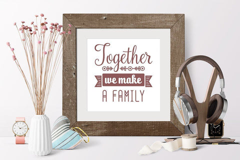 Family Quotes SVG bundle Vol. 1 Quotes & Sayings Cut Files SVG Zoya Miller 