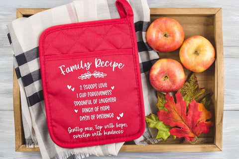 Family Recipe SVG | Family Kitchen Cut File SVG B Renee Design 