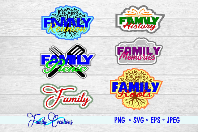 Family Reunion Bundle SVG Family Creations 