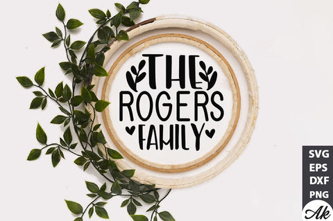 Family Round Sign SVG Bundle SVG akazaddesign 