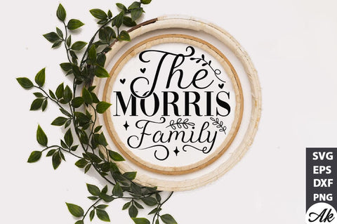 Family Round Sign SVG Bundle SVG akazaddesign 