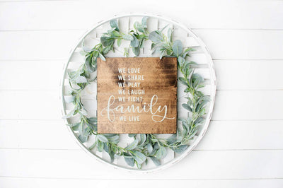 Family Saying SVG - Family Quote SVG, Farmhouse Sign SVG SVG Simply Cutz 