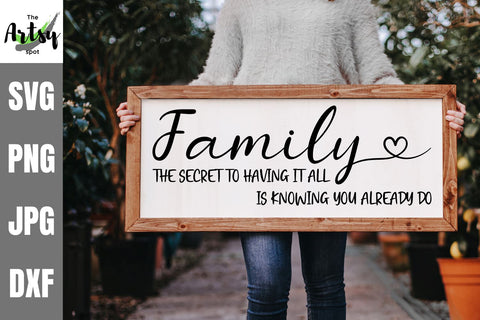 Family Sayings and Love Quotes SVG The Artsy Spot 