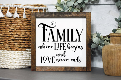 Family Sign Bundle - Farmhouse Signs Bundle SVG Old Market 