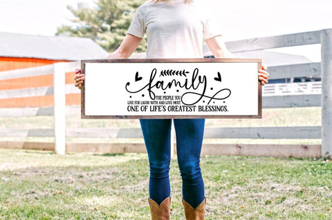 Family Sign SVG Bundle SVG Regulrcrative 