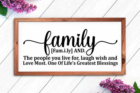 Family Sign SVG Bundle SVG Shetara Begum 