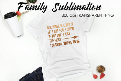 Family Sublimation | T-Shirt Quotes Sublimation Fly Design 