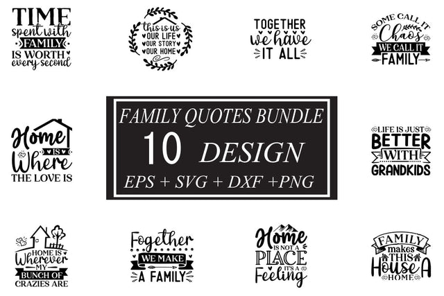 Family SVG bundle 10 design SVG svgteam 