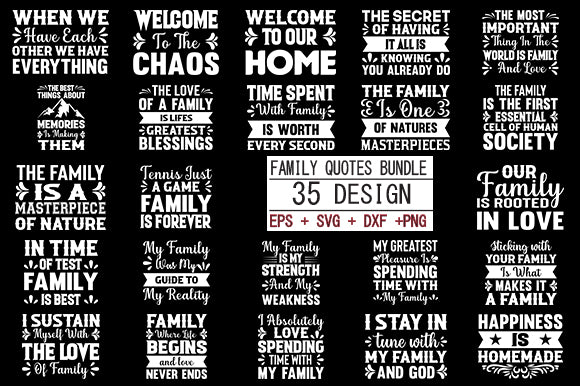 Family SVG bundle 35 design SVG Nurstore 