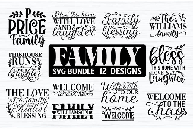 Family SVG Bundle SVG akazaddesign 