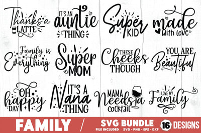 Family SVG Bundle SVG Ariyan 