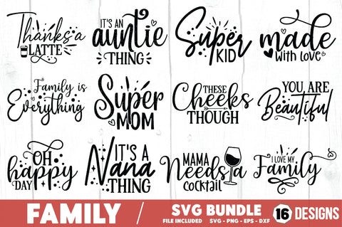 Family SVG Bundle SVG Ariyan 