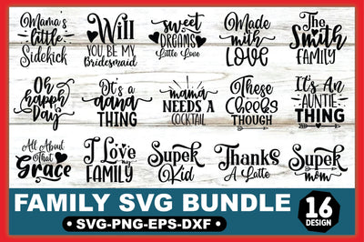 Family SVG Bundle SVG Ariyan 