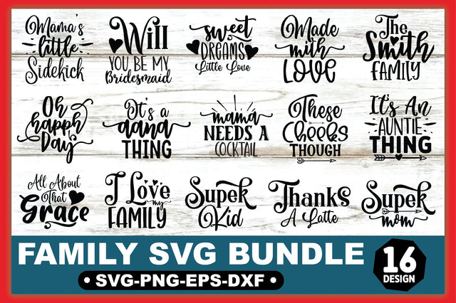 Family SVG Bundle SVG Ariyan 