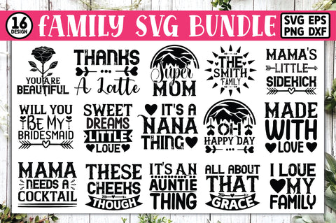 Family SVG Bundle SVG Ariyan 