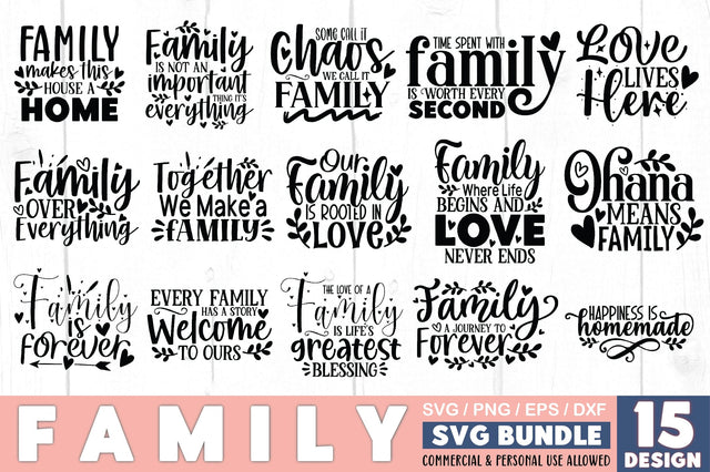 Family SVG Bundle SVG Ariyan 