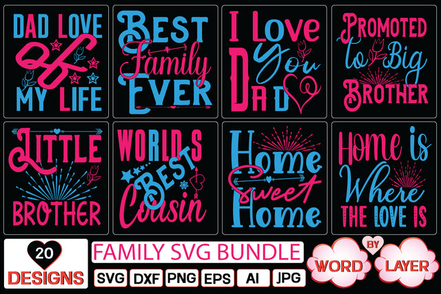 family svg bundle SVG Cut File SVG Studio Innate 