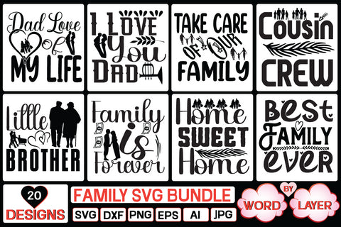 family svg bundle SVG Cut File SVG Studio Innate 