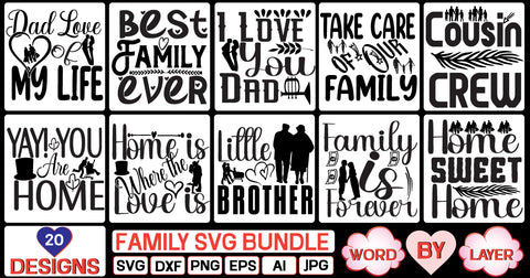 family svg bundle SVG Cut File SVG Studio Innate 