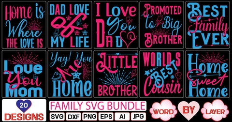 family svg bundle SVG Cut File SVG Studio Innate 