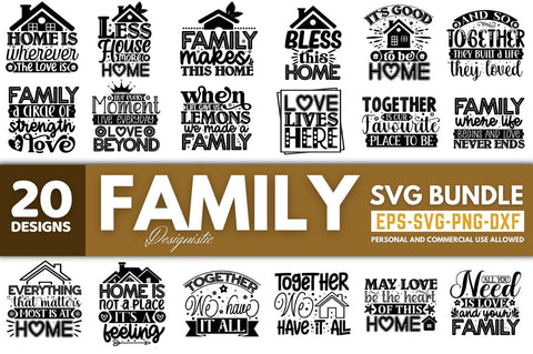 Family SVG Bundle SVG DESIGNISTIC 