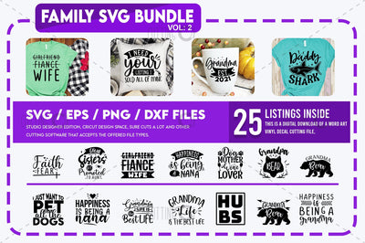 Family Svg Bundle vol 2 SVG Designangry 