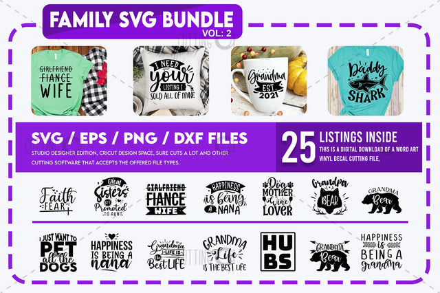 Family Svg Bundle vol 2 SVG Designangry 