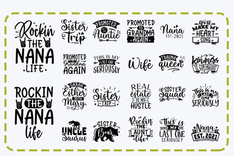 Family Svg Bundle vol 3 SVG Designangry 