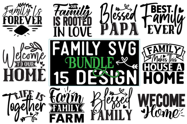Family SVG Design Bundle SVG CraftingStudio 