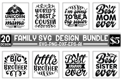 Family Svg Design Bundle SVG SVGista 