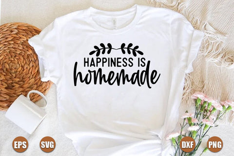 Family SVG Design, Happiness is homemade SVG FiveStarCrafting 
