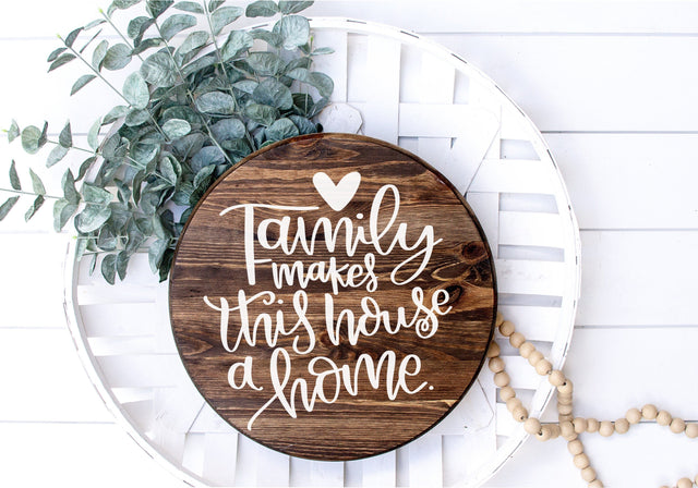 Family SVG | Family Makes this House a Home SVG SVG So Fontsy Design Shop 