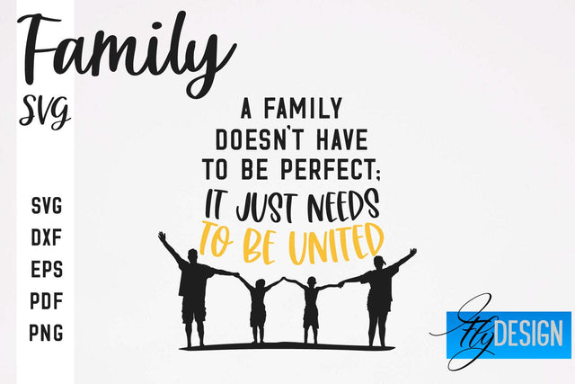 Family SVG | Family Quotes SVG Design | Fanny Family SVGs SVG Fly Design 