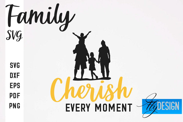 Family SVG | Family Quotes SVG Design | Fanny Family SVGs SVG Fly Design 