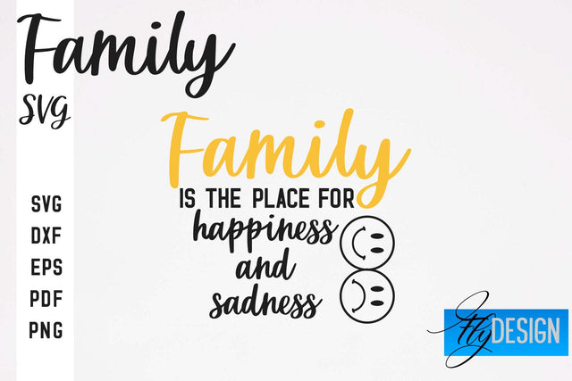 Family SVG | Family Quotes SVG Design | Fanny Family SVGs SVG Fly Design 