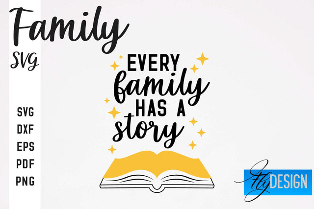 Family SVG | Family Quotes SVG Design | Fanny Family SVGs SVG Fly Design 