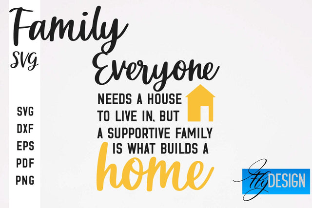 Family SVG | Family Quotes SVG Design | Fanny Family SVGs SVG Fly Design 