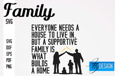 Family SVG | Family Quotes SVG Design | Funny Family SVGs SVG Fly Design 