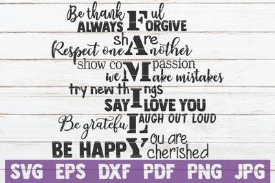 Family SVG MintyMarshmallows 
