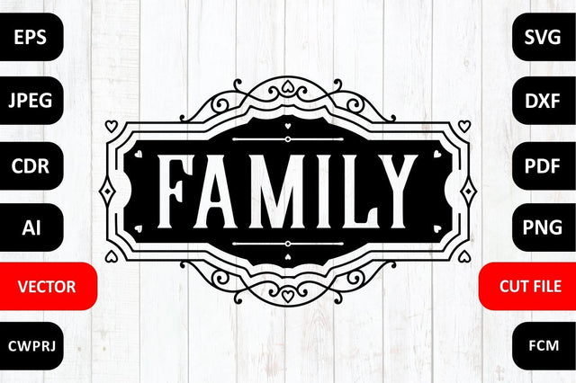 Family SVG Quote cut file SVG Zoya Miller 