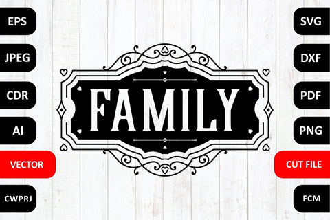 Family SVG Quote cut file SVG Zoya Miller 