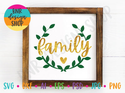 Family SVG SVG BNRDesignShop 