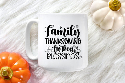 Family Thanksgiving Turkey- Thanskgiving Decor SVG SVG Happy Printables Club 