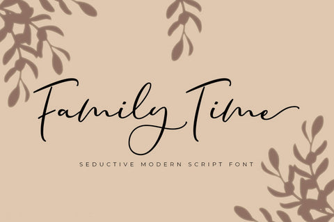 Family Time Font Akrt Std 