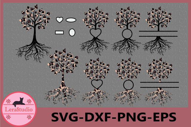 Family Tree Leopard SVG SVG Lerastudio 