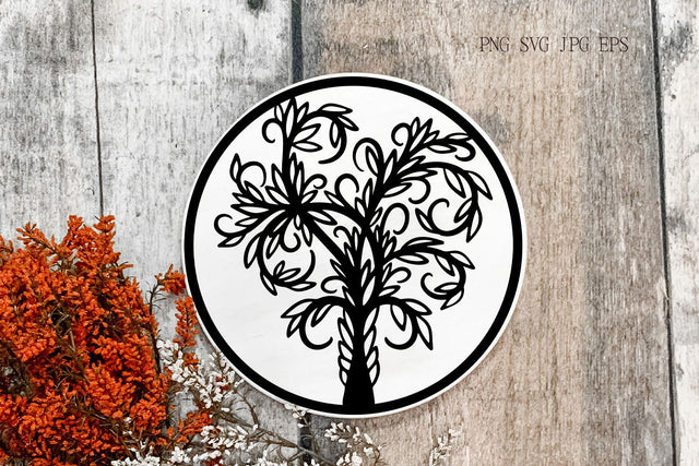 Family Tree SVG Design| Tree of Life Design | Round Sign SVG Pfiffen's World 